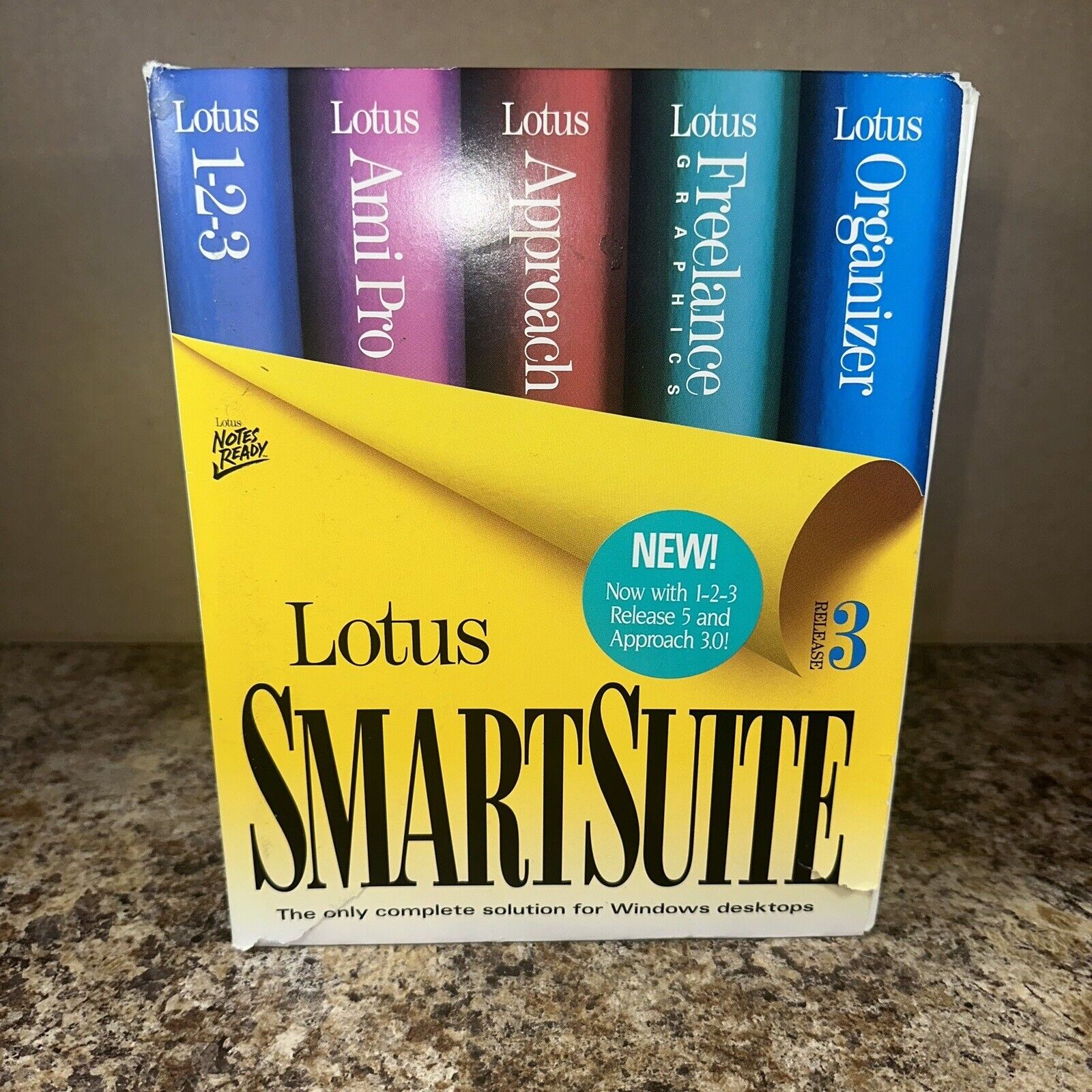 Lotus Smartsuite Upgrade Release 3 For Windows Software 1-2-3 Vintage w/Box