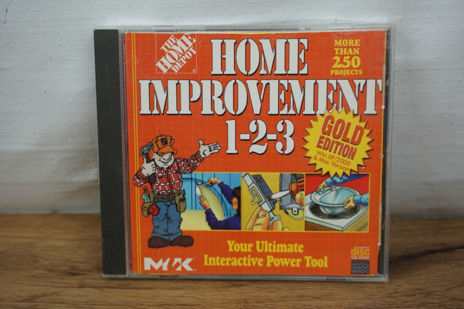 home improvement 1 2 3 gold edition PC CD-ROM - more than 250 projects