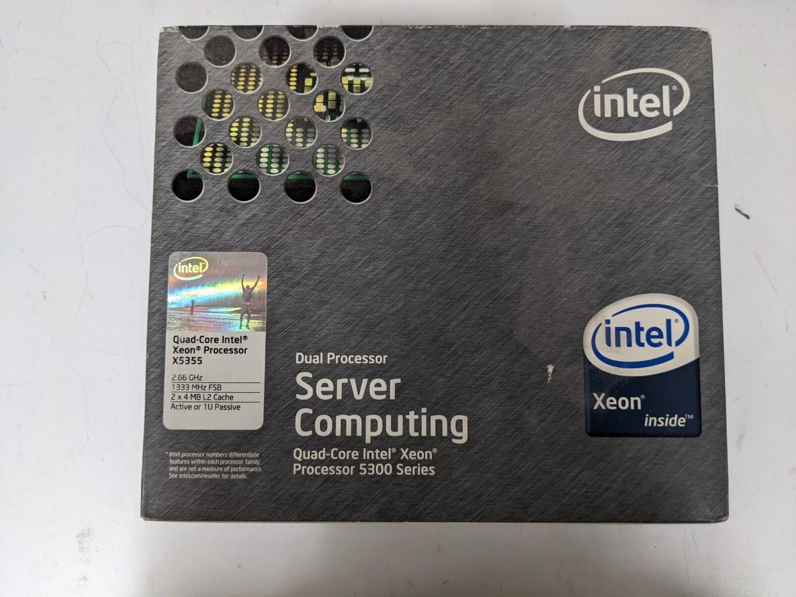 Intel Xeon X5355 Quad-Core 2.66 GHz PC Server CPU *New Old Stock* *Untested*