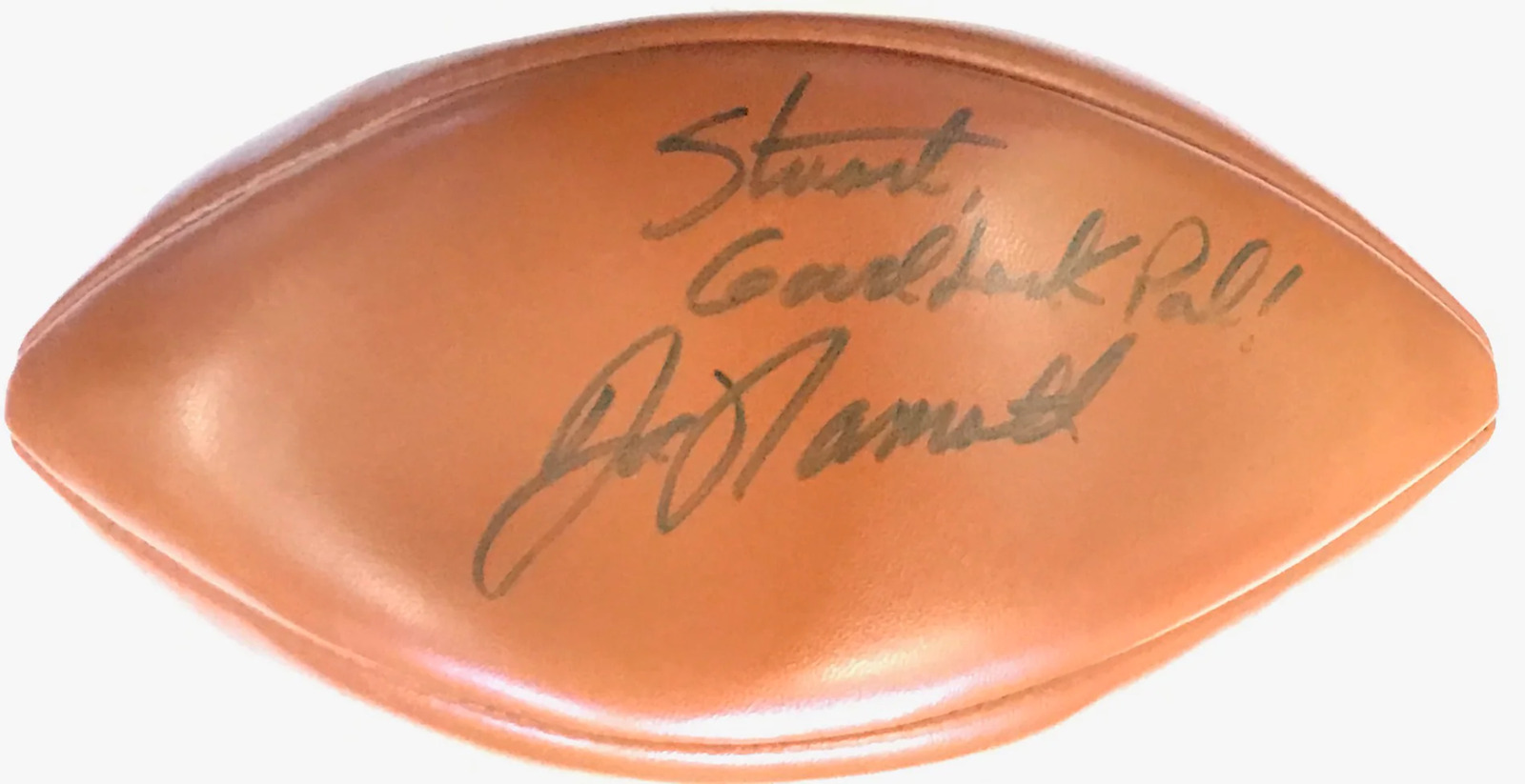 Joe Namath Autographed Wilson Football New York Jets