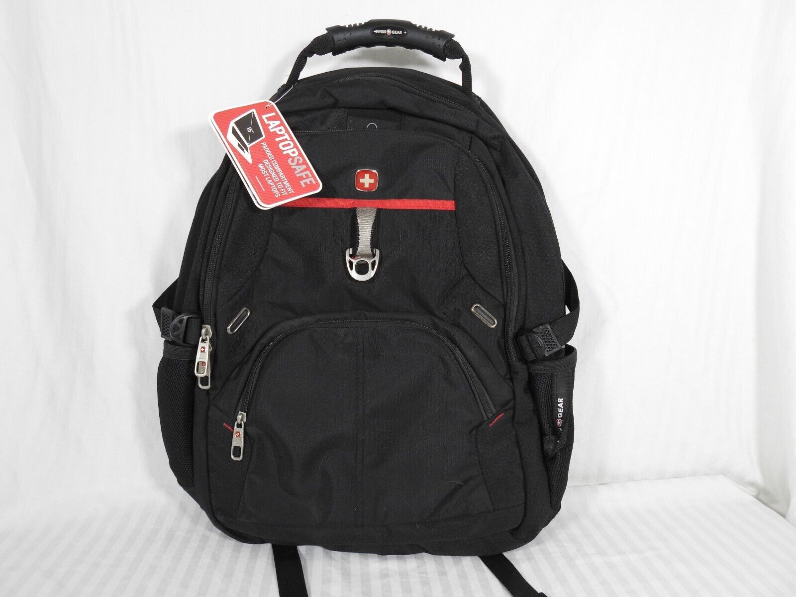 NEW W TAGS Black Swiss Gear Airflow Padded Laptop Tablet Backpack.