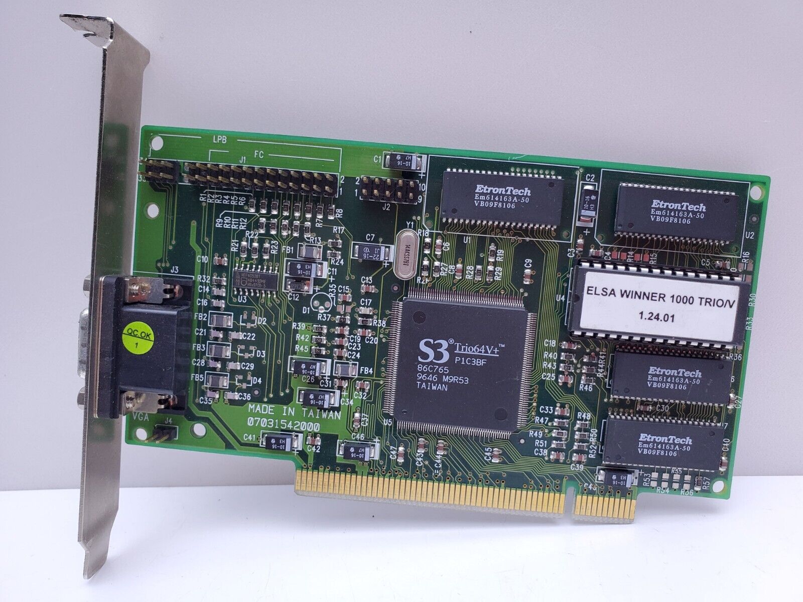 ELSA - WINNER 1000 TRIO/V-2 (S3 Trio64V+) 2MB PCI VGA Video Card