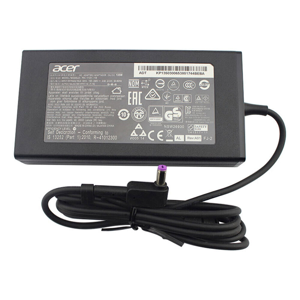 135W AC Adapter Charger For Acer ConceptD 3 CN314-72 CN314-72-53F0 Power Supply