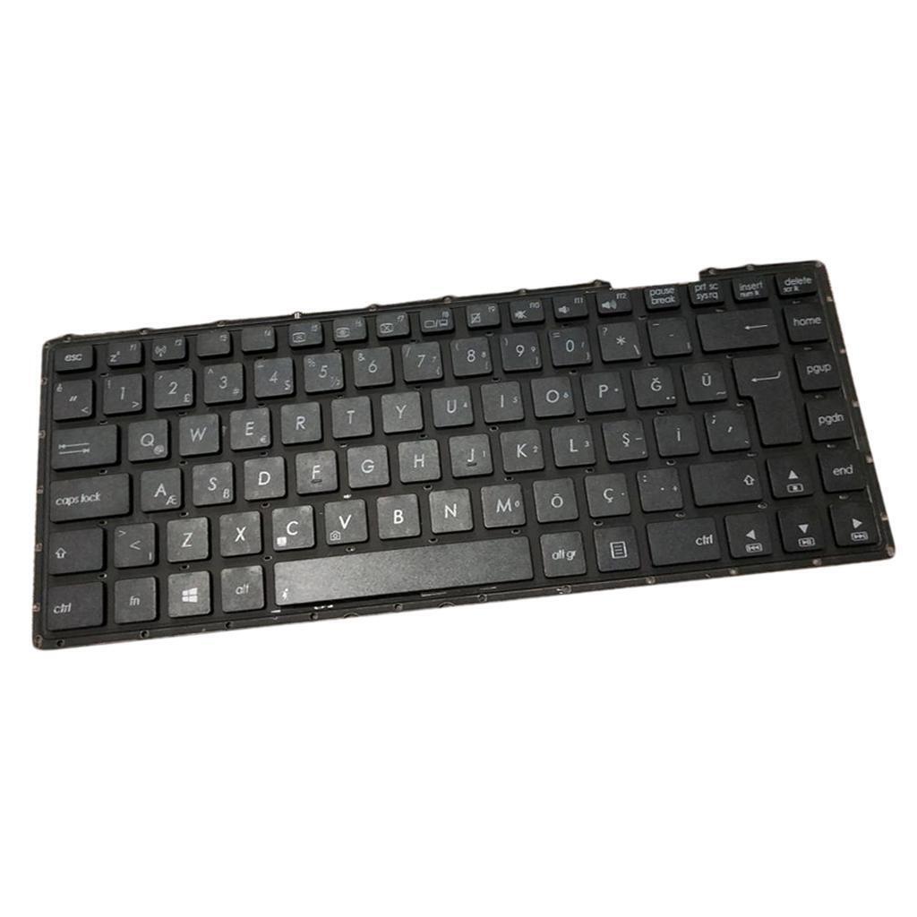 Laptop Keyboard Turkey for  X401 X401A X401U MP-11L96GB-9202W Keyboard