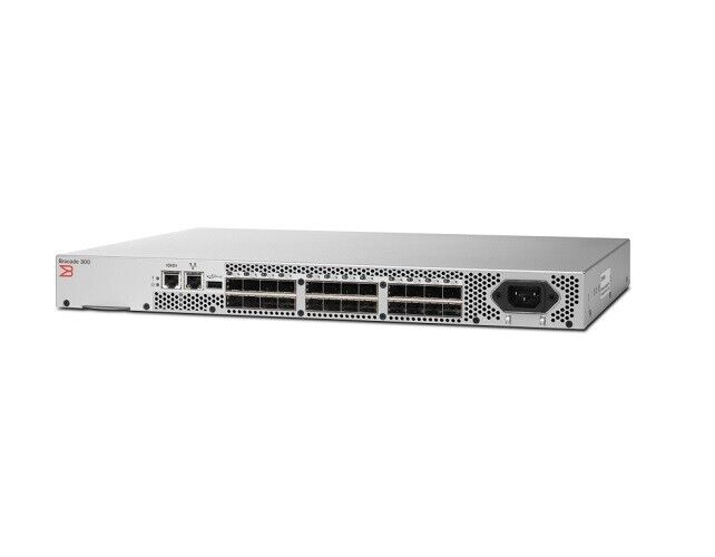 Brocade 300 BR-340-0008 24 port 8Gbps Fibre Channel Switch, Rack Mountable