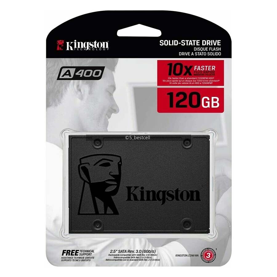 2.5 in For Kingston A400 SSD 120GB 240GB 480GB Sata 3 internal Solid State Drive