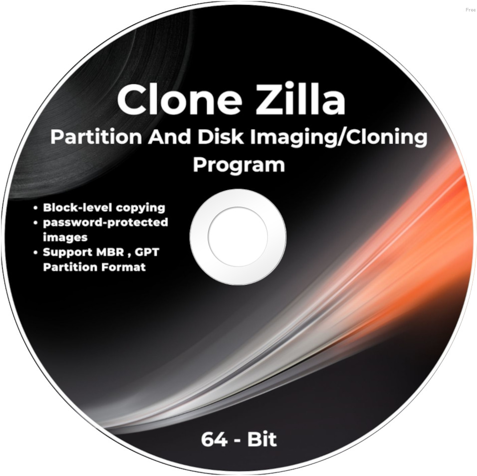Clonezilla Live DVD-Keep Image Of Your Operating System Or Partition-64 Bit
