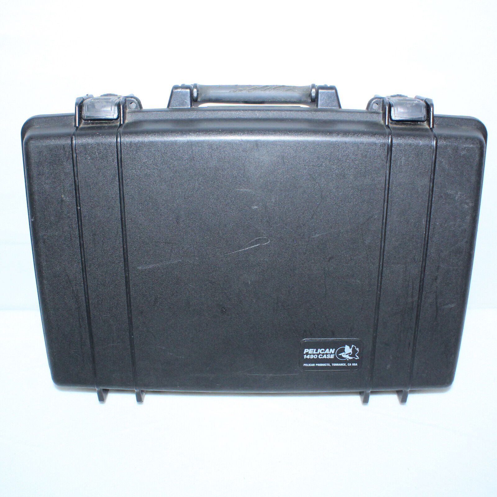 Black U.S. Military Surplus Waterproof Pelican 1490 Protector Laptop Case