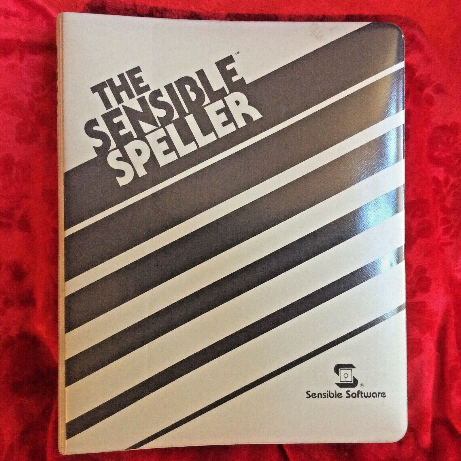 Vintage APPLE II IIe Software - THE SENSIBLE SPELLER IV from 1984 - 5-1/4” Disks