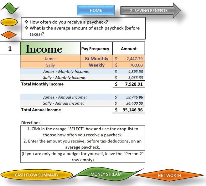 Step-by-step Personal Budget, Expense & Net Worth Track, DIY Financial Planning