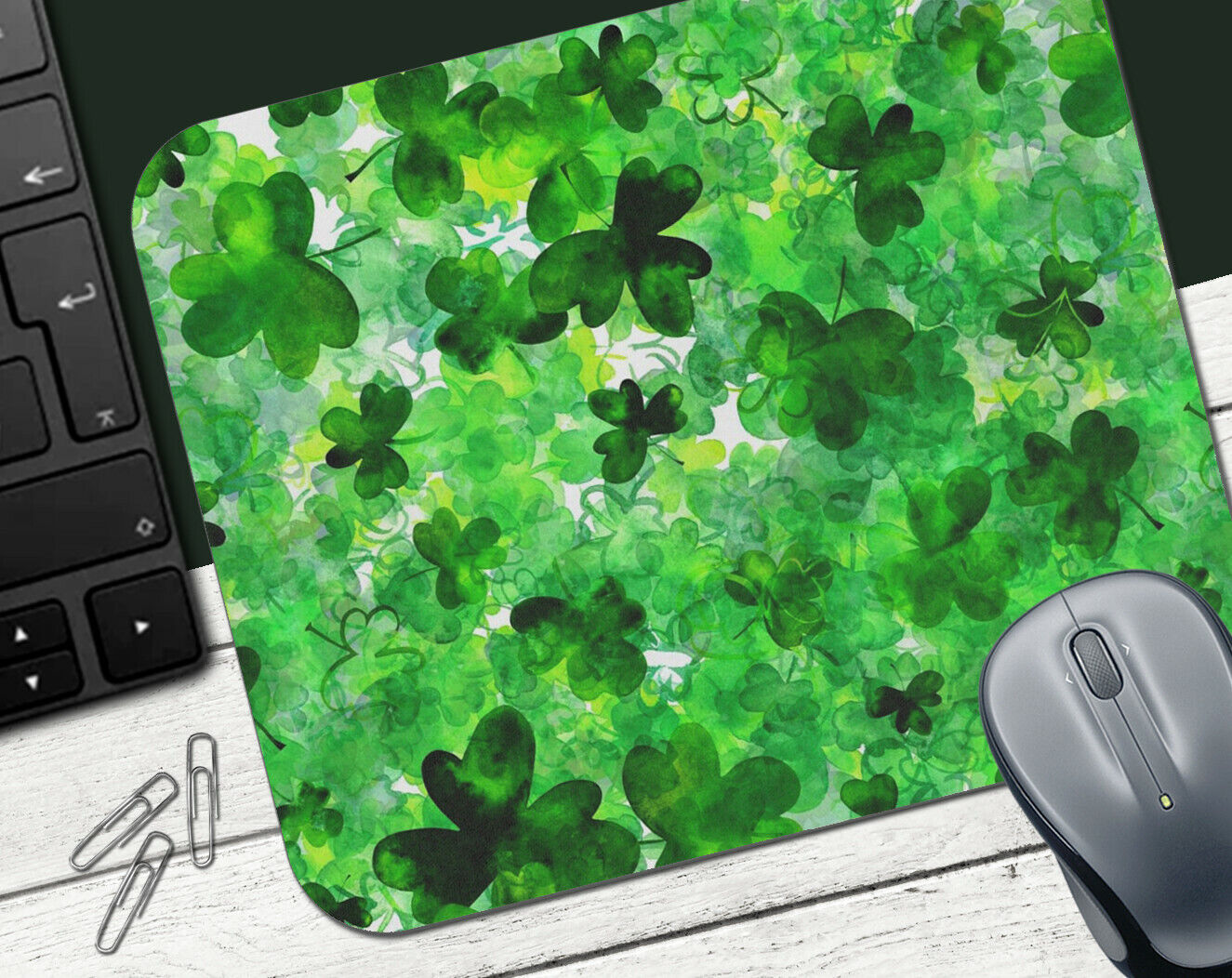 Irish #5 - MOUSE PAD - St. Patrick\'s Day Ireland Beer Shamrock Lucky Clover Gift