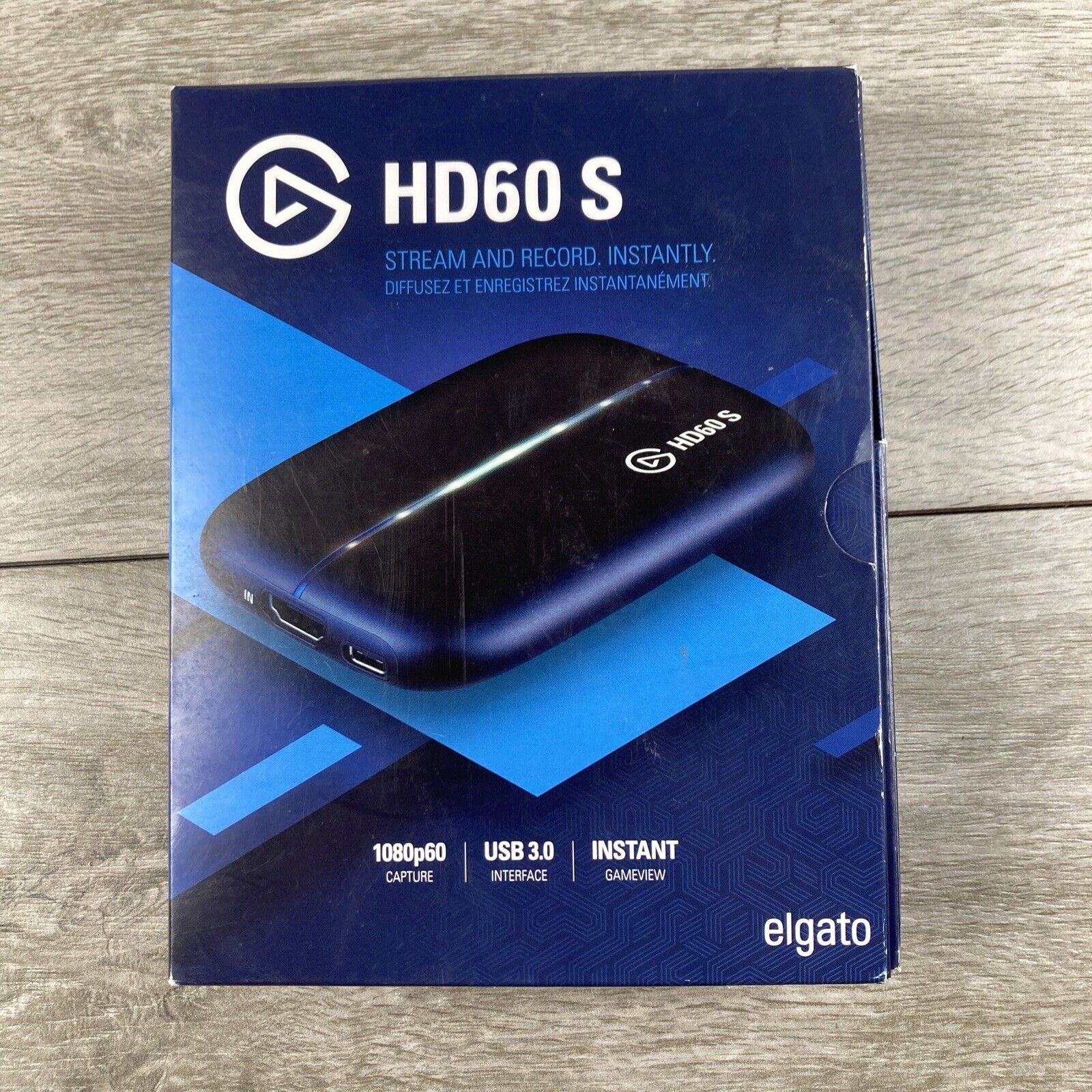 Elgato HD60 S Game Capture Card w/ HDMI Cord (2GC309901004) - No USB Cable
