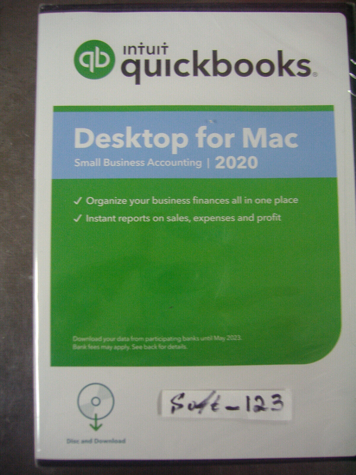 INTUIT QUICKBOOKS DESKTOP 2020 FOR MAC FULL DVD RETAIL BOX VER =LIFTIME LICENSE=