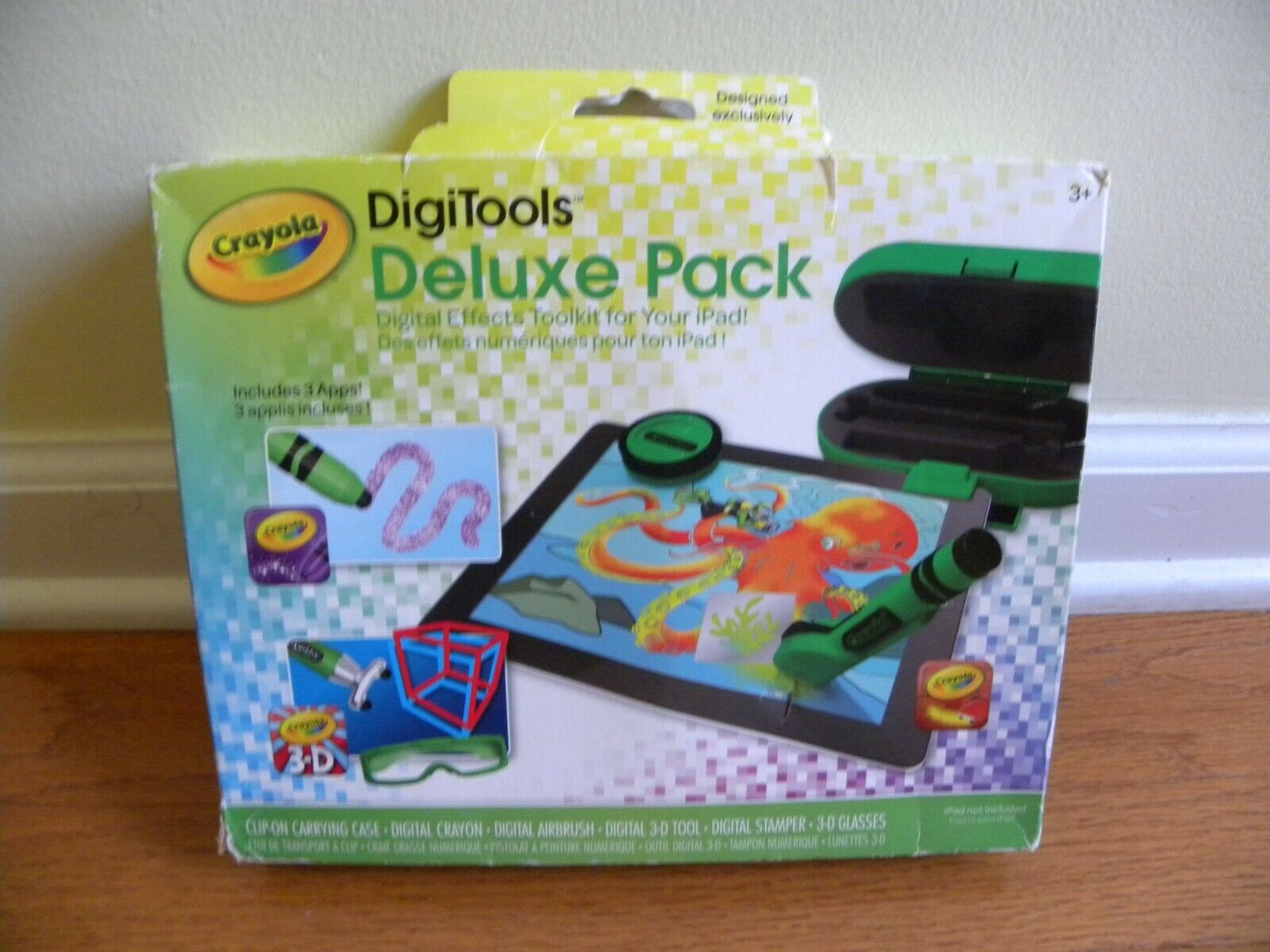 Crayola DigiTools Deluxe Pack 3in1 Toolkit Exclusively For iPad - NEW  SEALED