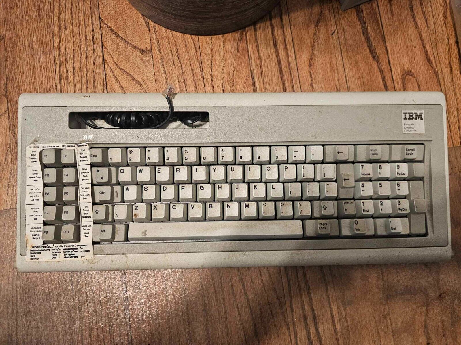 IBM Model F Vintage Rare Buckling Spring Keyboard for XT 5155 Portable +
