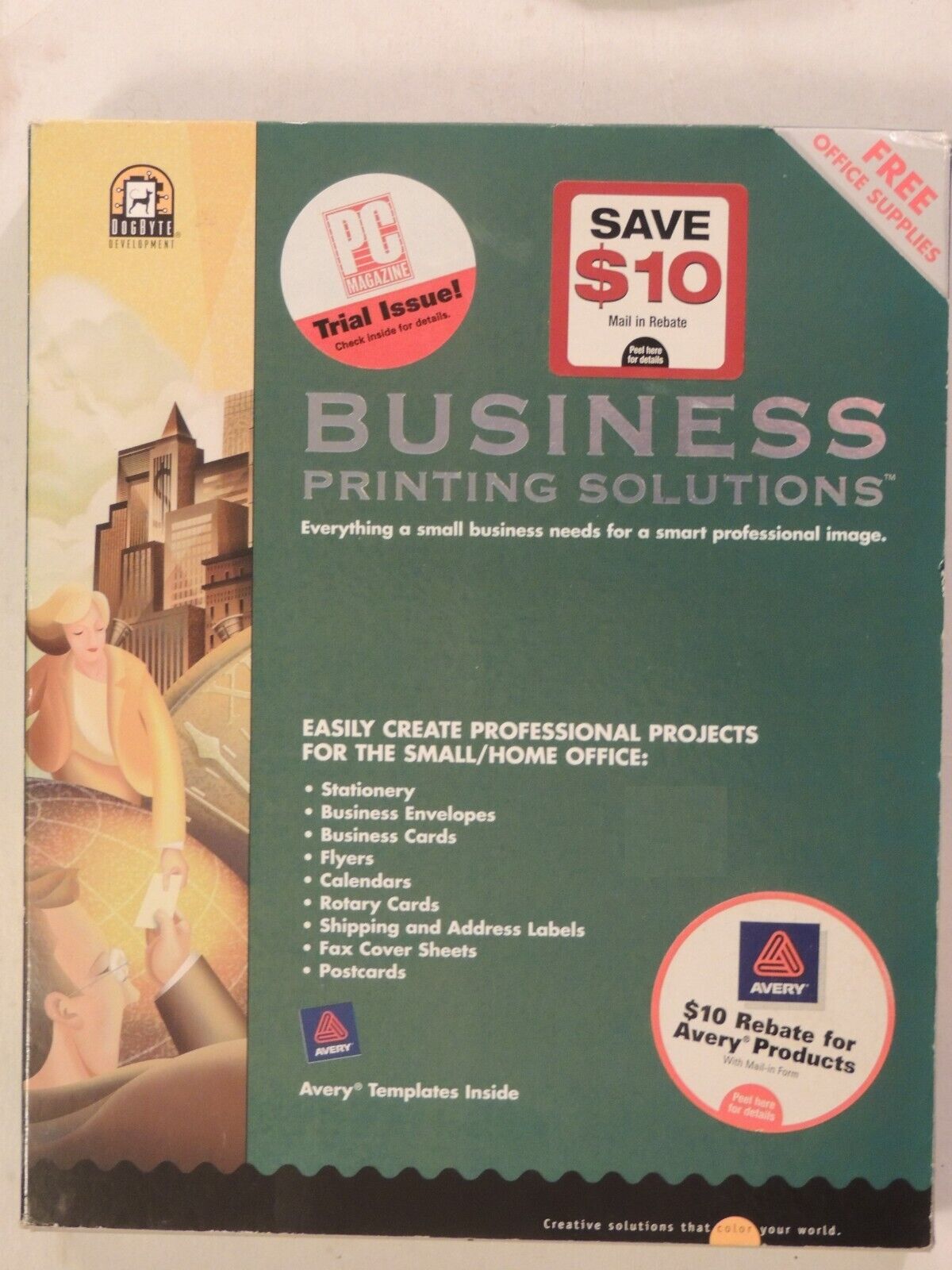 Business Printing Solutions by DogByte -  PC CD ROM - Window95/98