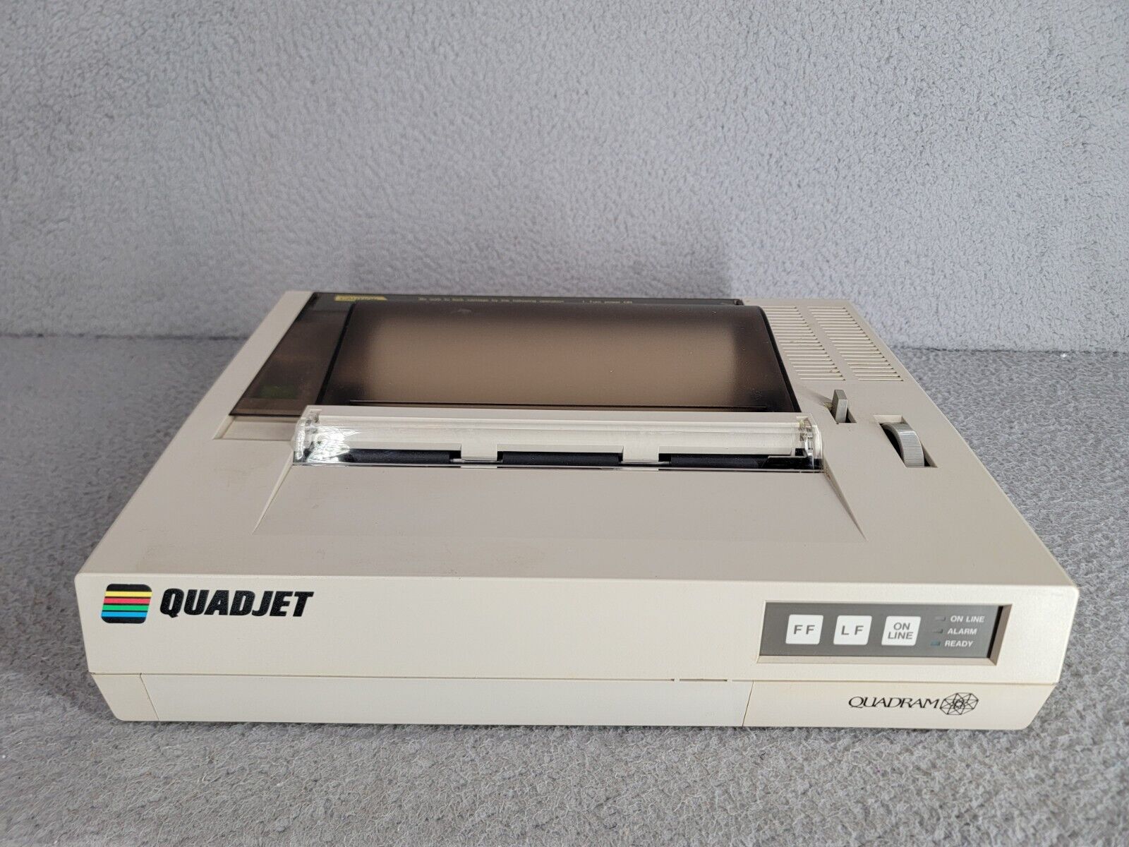 Vintage Quadjet Quadram Printer AS IS Untested For Parts 