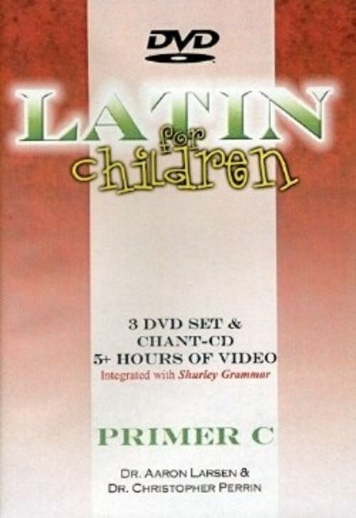 Latin For Children Primer Level C Set 3 DVDs + Chant CDs - Dr Christopher Perrin