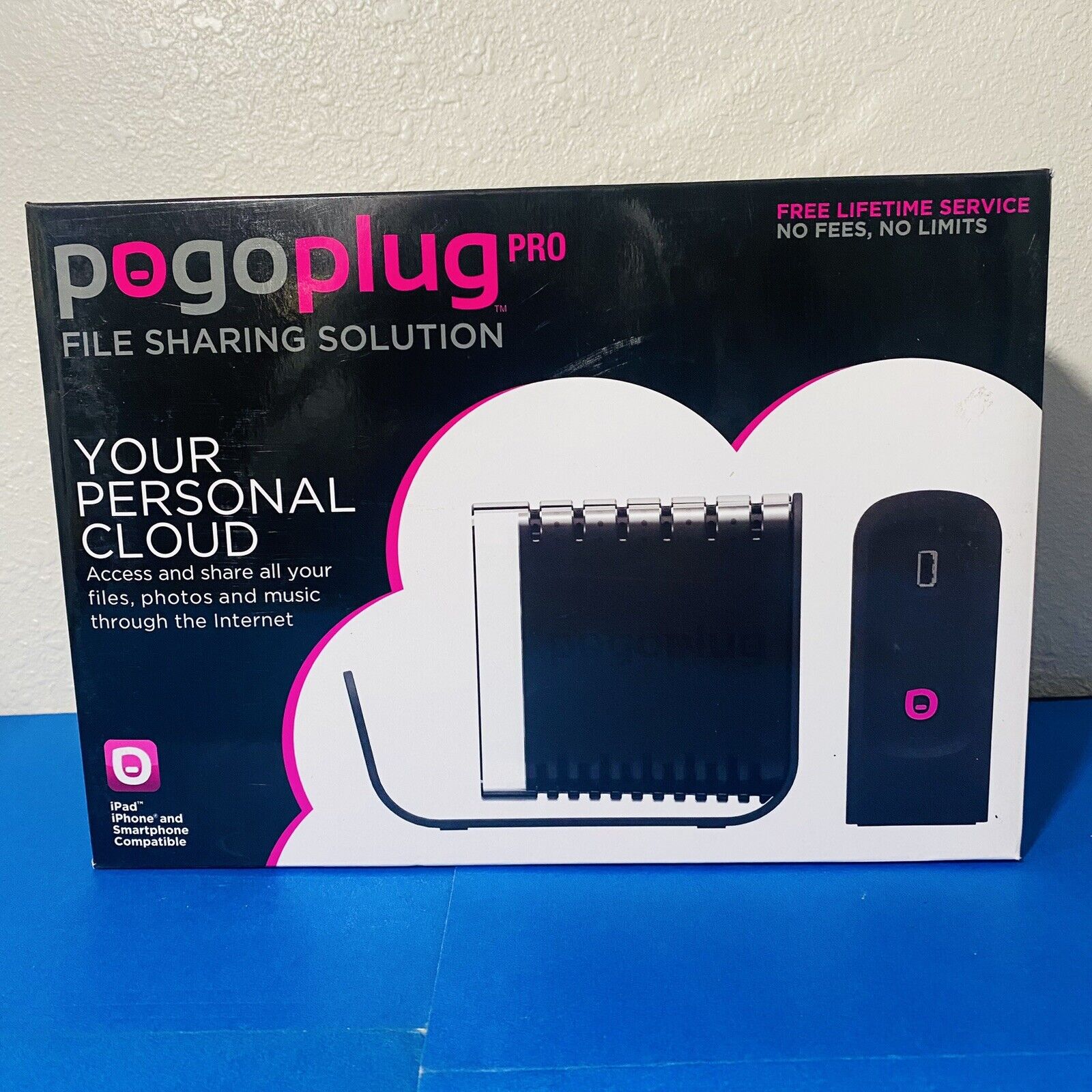 Pogoplug Pro Personal Cloud Device File Sharing Solution w/ Power&Cat5E New