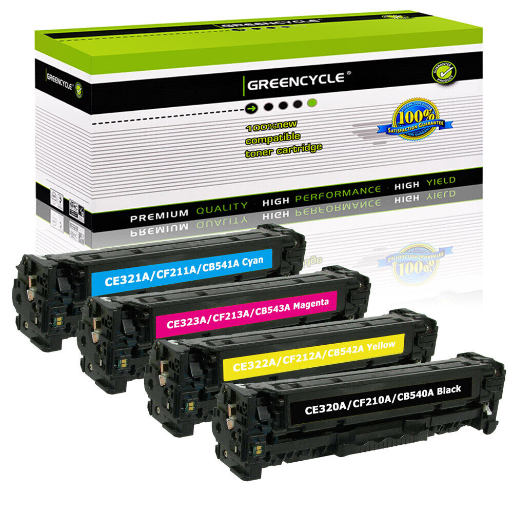 4PK CF210A Toner Cartridge Fits for HP LaserJet Pro 200 M251nw MFP M276n M251n