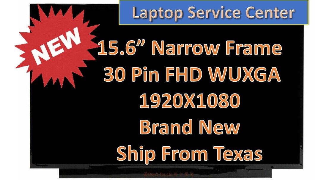 TV156FHM-NH1 IPS Wide View LCD Screen FHD 1920x1080 Matte  TESTED WARRANTY