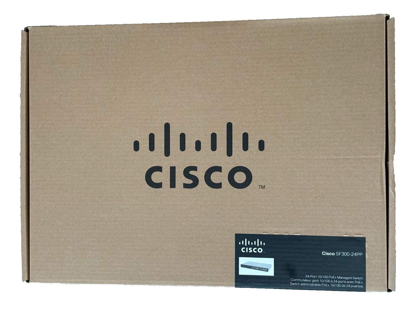 Cisco SF300-24PP 24-port Managed PoE+ Switch New Sealed