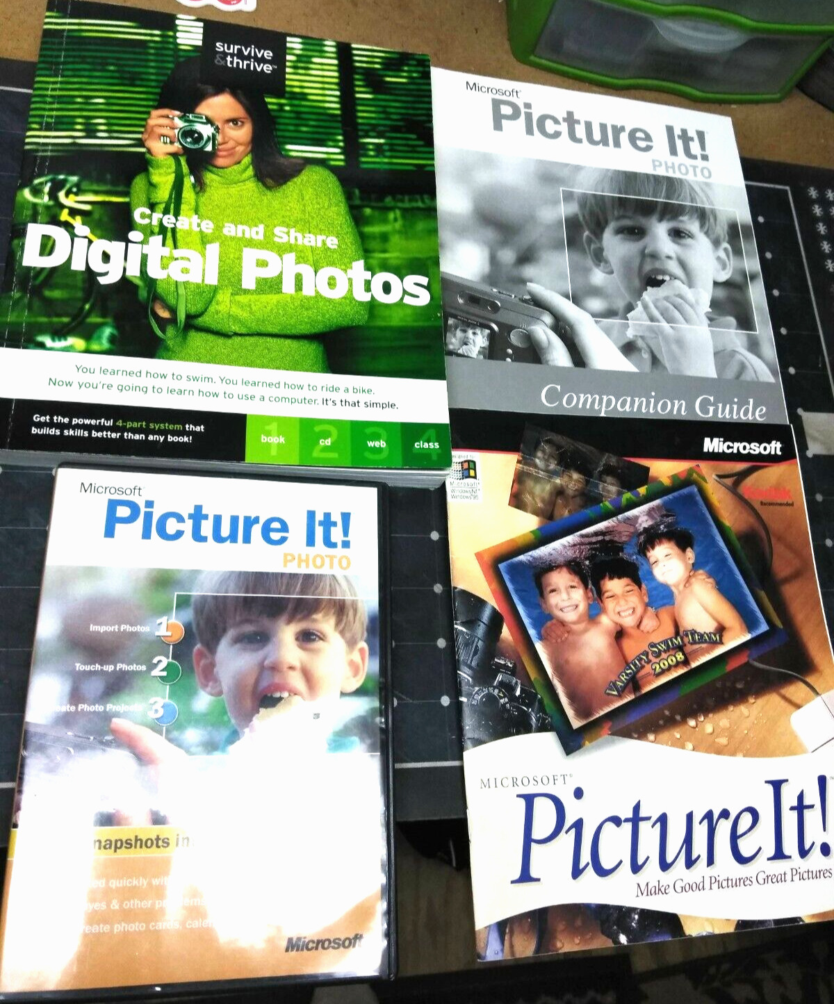Microsoft Picture It VERSION 7.0 Windows / BONUS GATEWAY BOOK - DIGITAL PHOTOS