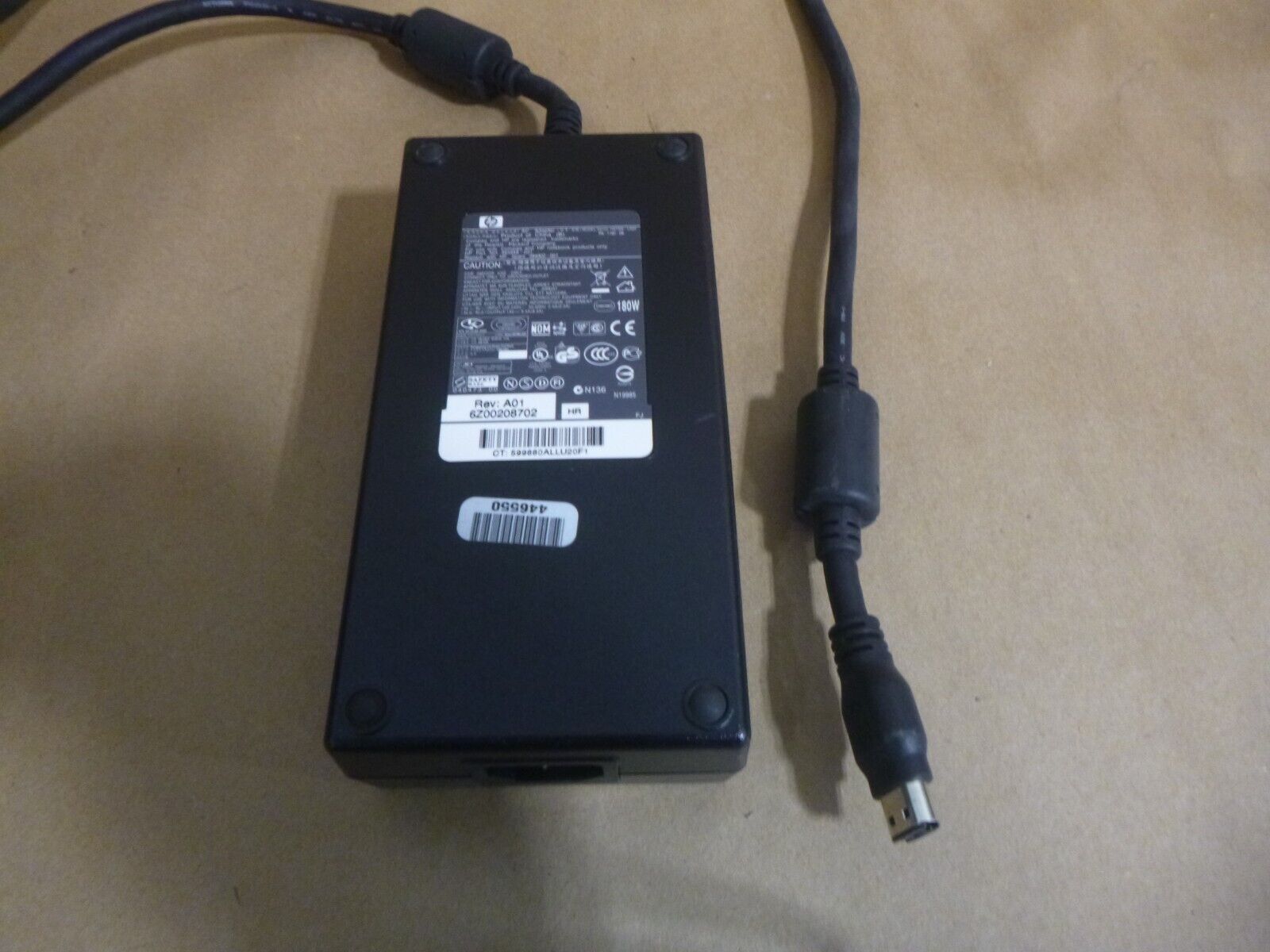 OEM Original HP 180W 19.5V 9.2A AC Adapter Charger For HP TPC-BA521 681059-001 