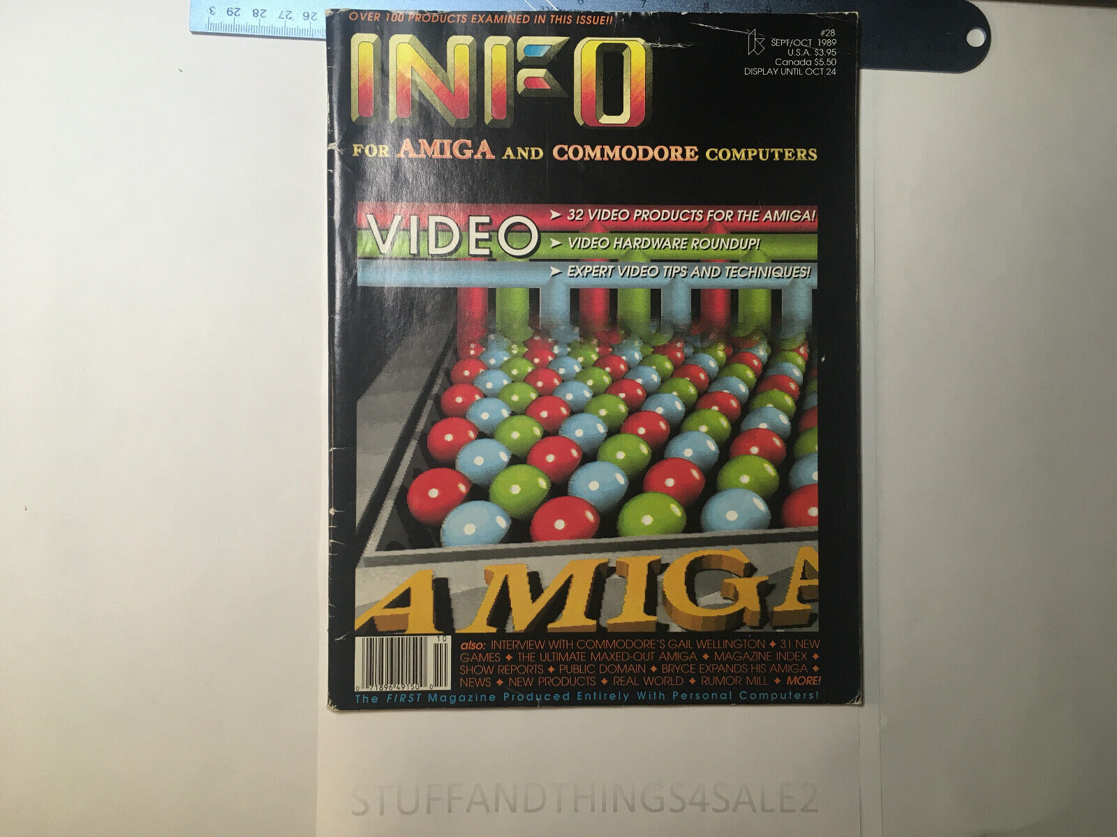 INFO Magazine for Amiga and Commodore Computers Sept/Oct 1989 #28