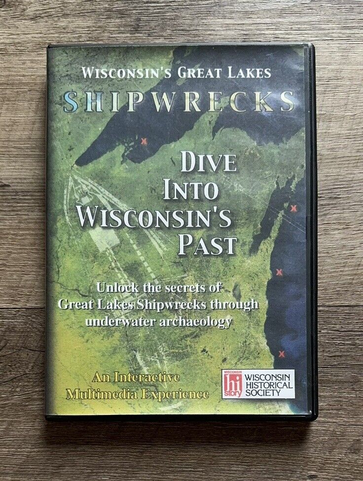 Wisconsin Great Lakes Shipwrecks (CD-ROM, PC, Win XP) Interactive Educational