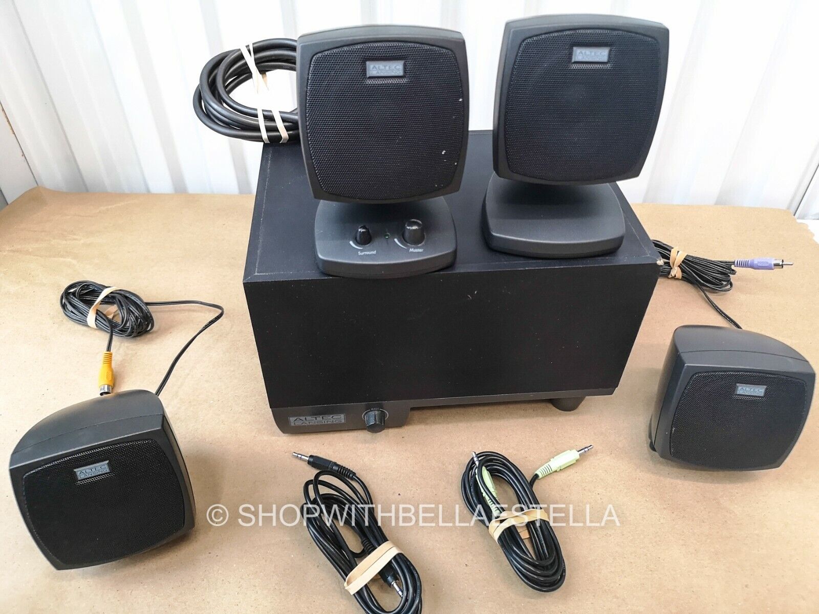 Vintage Altec Lansing ACS54 Surround Computer System Subwoofer Speakers