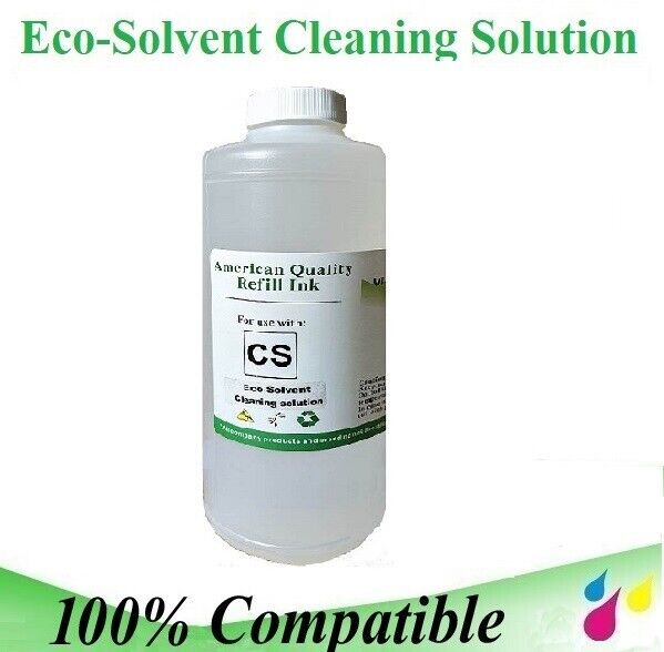 Eco Solvent Cleaning Solution 250ml Plus tool for Roland Mutoh Mimaki printer