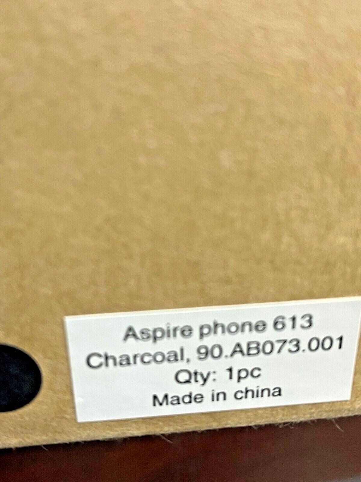 RARE NEW IN BOX VINTAGE CHARCOAL COLOR ACER ASPIRE PHONE 613 PART # 90.AB073.001