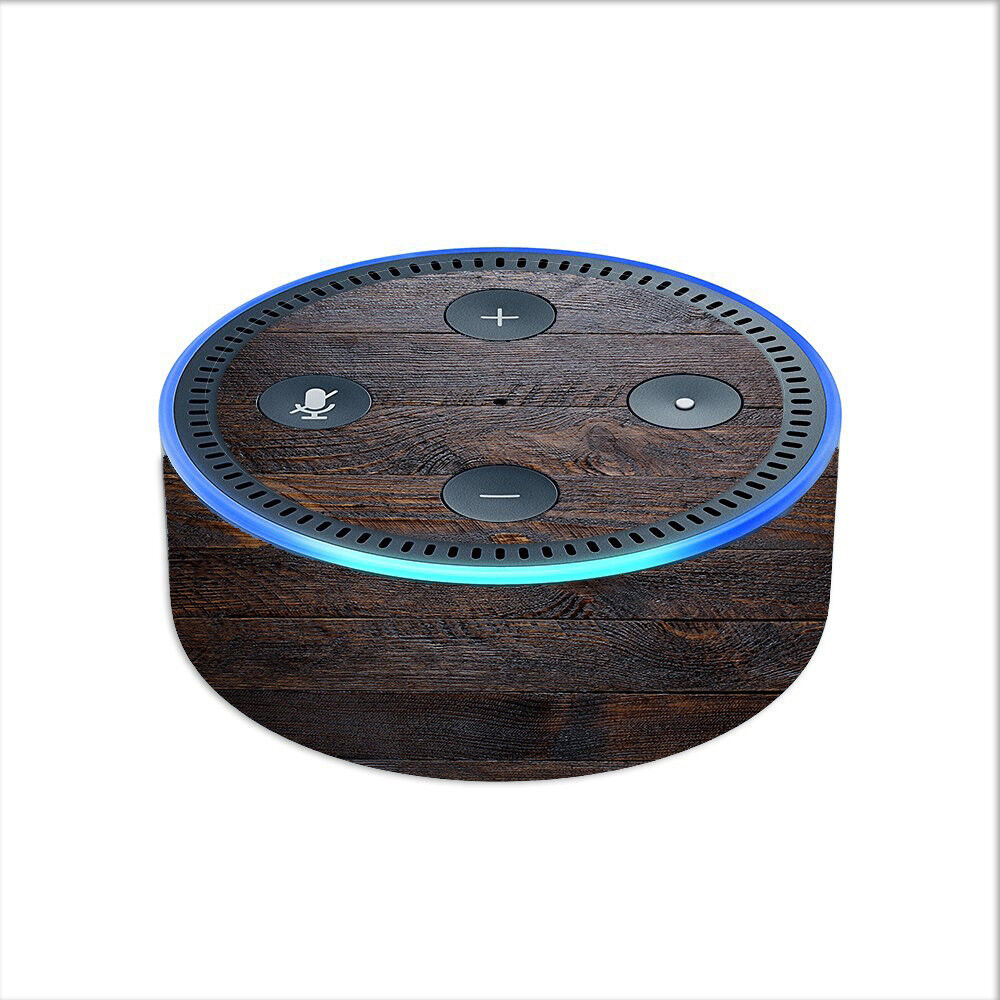 Skin Decal for Amazon Echo Dot (2nd gen) / Wooden wall pattern