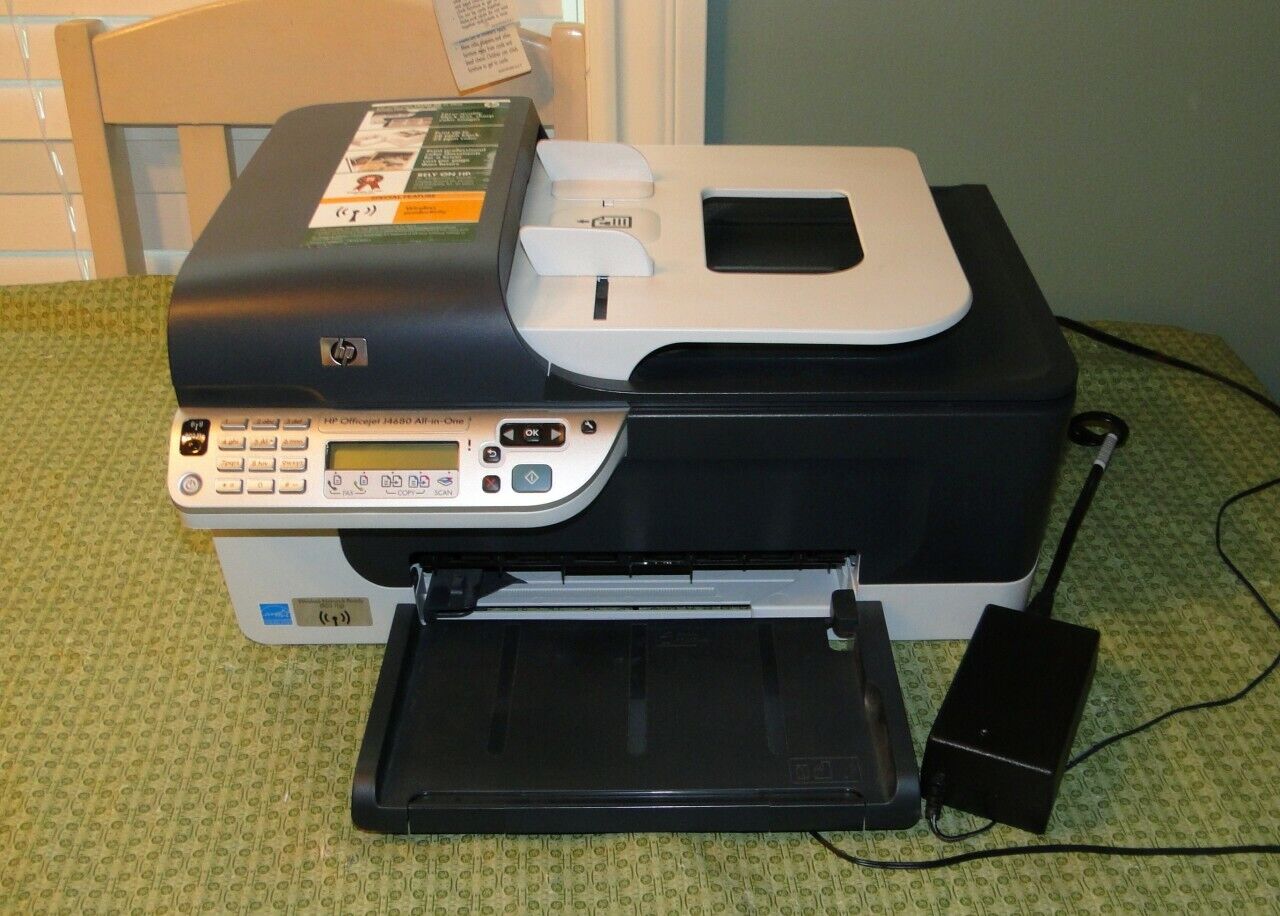 HP OfficeJet J4680 All-In-One Inkjet Wireless Printer