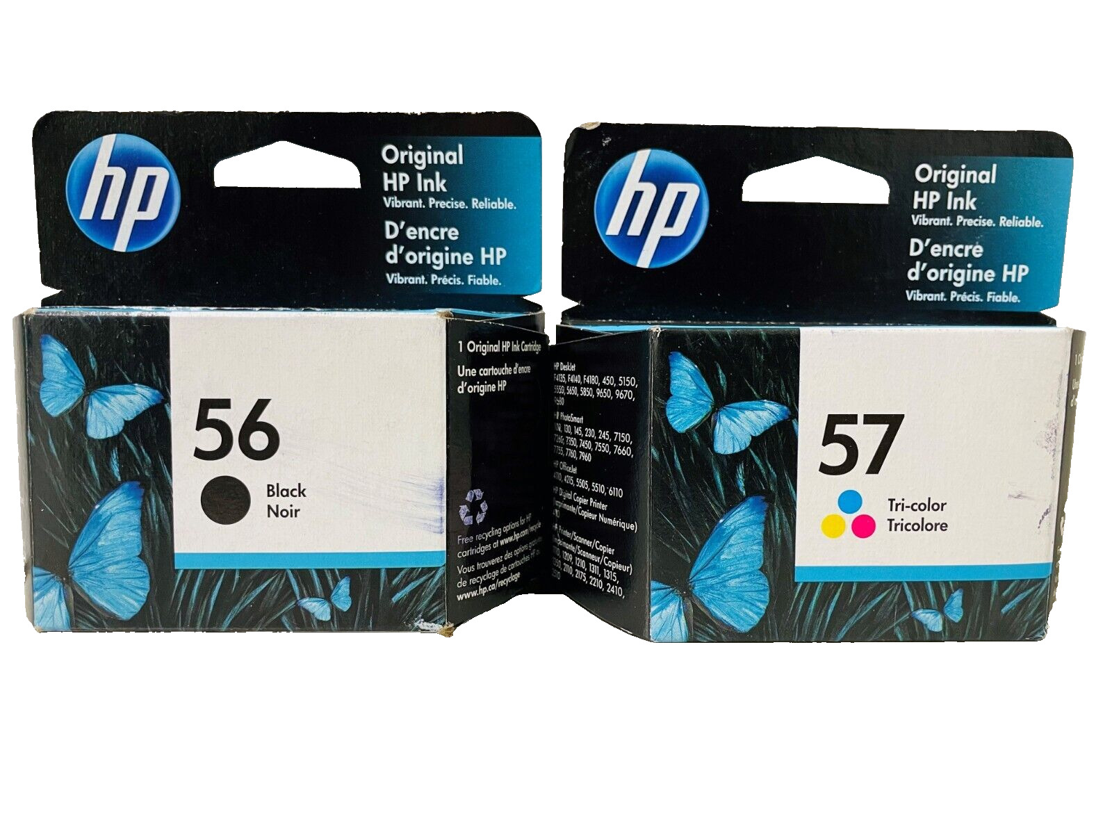 New Genuine HP 56 57  Black Color Ink Cartridge for Officejet 4110 4215 6105