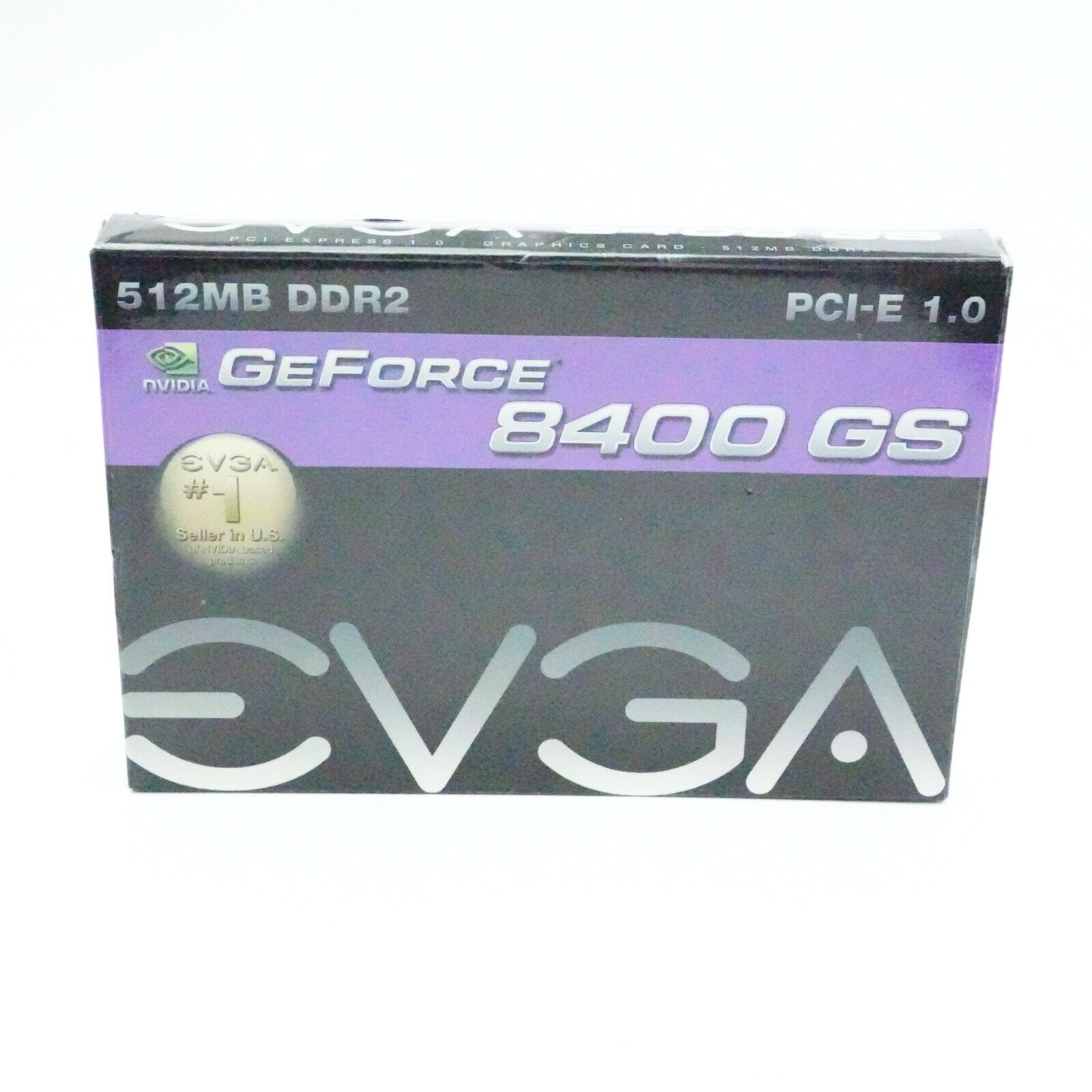 NEW EVGA GeForce 8400 GS 512MB DDR2 PCI-E Graphics Card- 512-P2-N738-LR