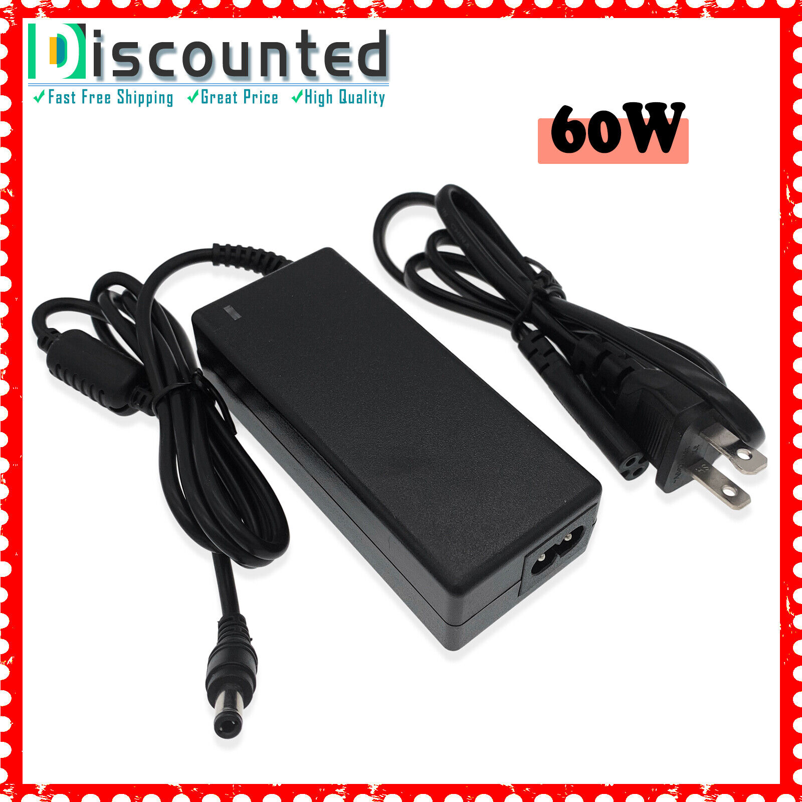 12V AC Adapter Charger for AOC I2367F I2367FH 23\