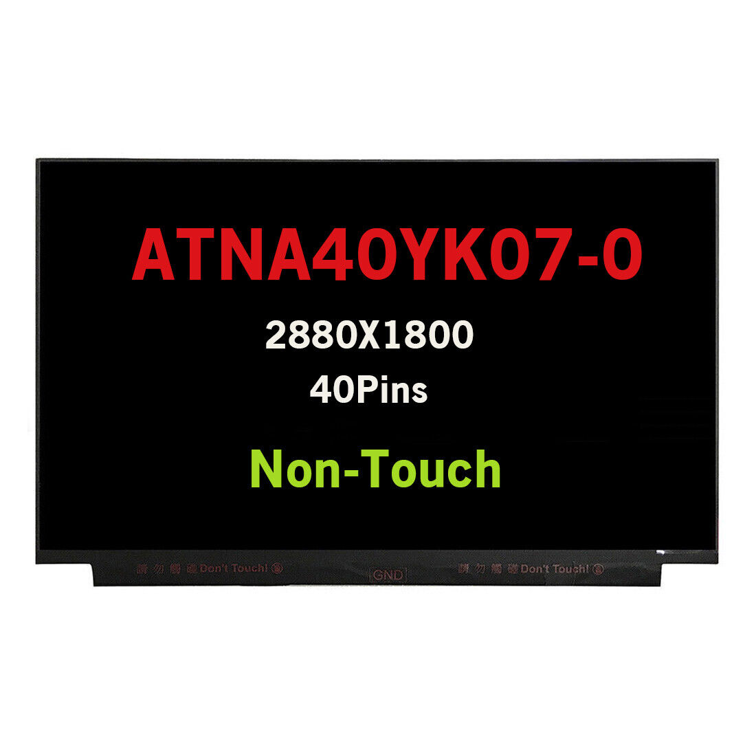 14in ATNA40YK07 ATNA40YK07-0 FOR Asus Zenbook 14 M3400 M3400QA OLED LCD Screen