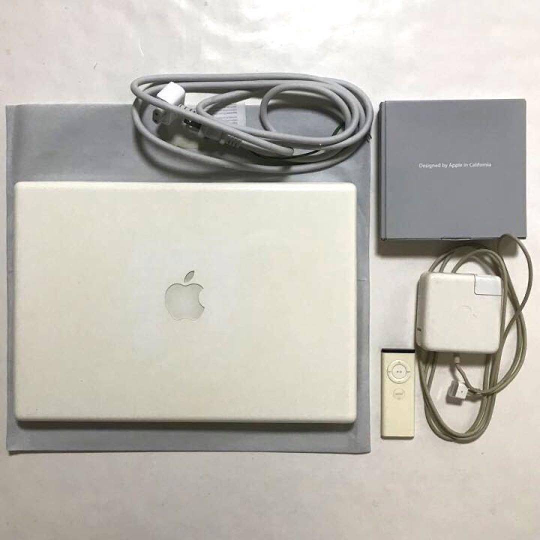 vintage Apple MacBook 13in 2006 A1181 white used Japanese with box