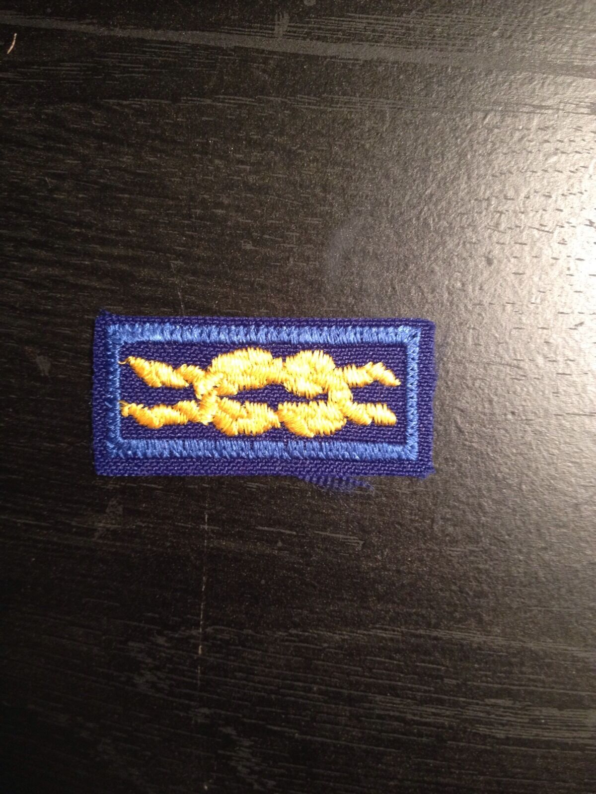 Cub Scout Den Leader Knot Patch, BSA 2010 Backing, UNUSED