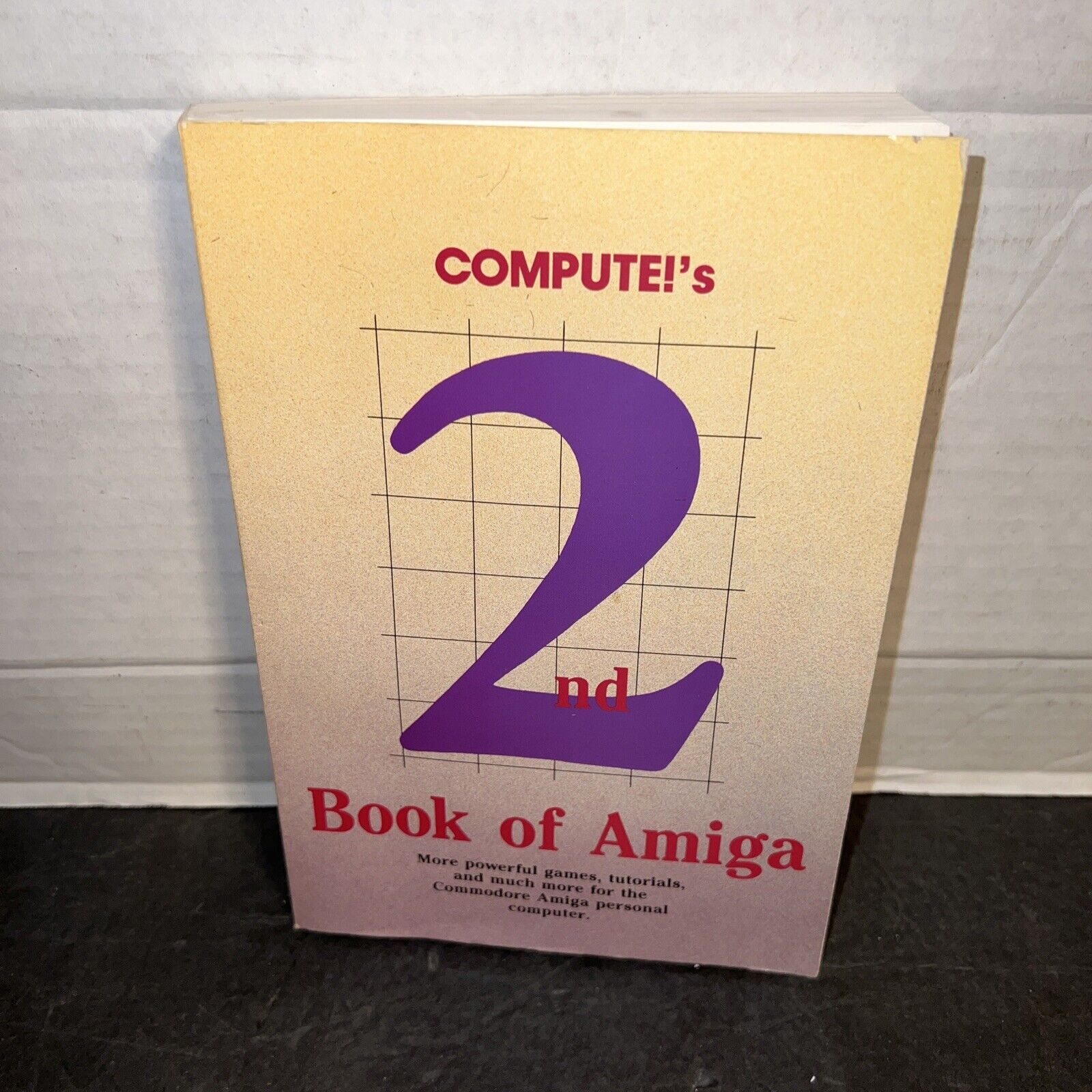 Compute\'s 2nd book of Amiga Vintage 1988 Rare Second Book Of Amiga