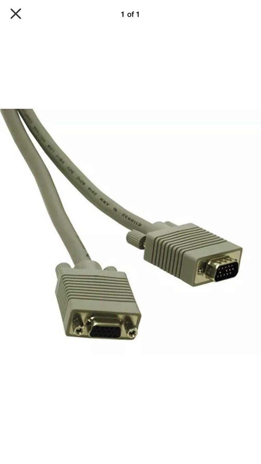 C2G/Cables to Go 09459 - 50ft Premium Shielded HD15 M/F SXGA Monitor Extension