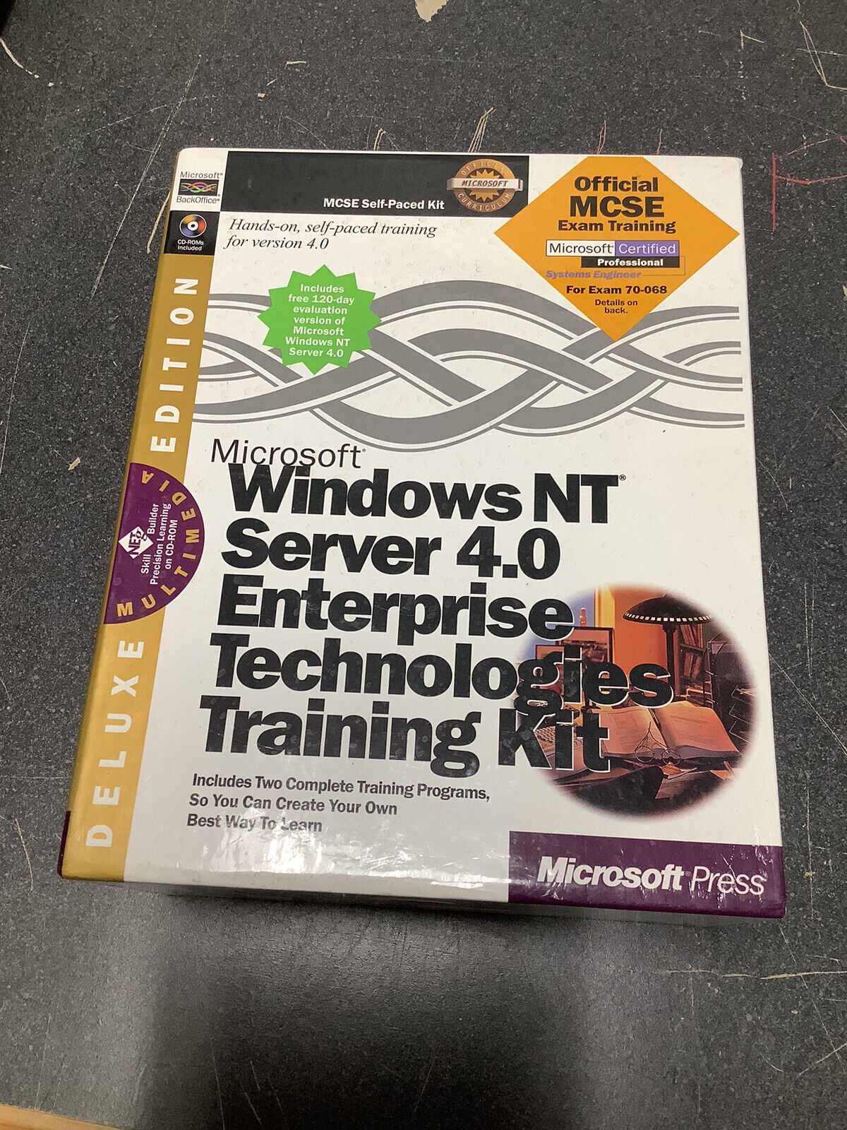 Microsoft Windows NT Server 4.0 Enterprise Technology Training Kit Sealed CDs