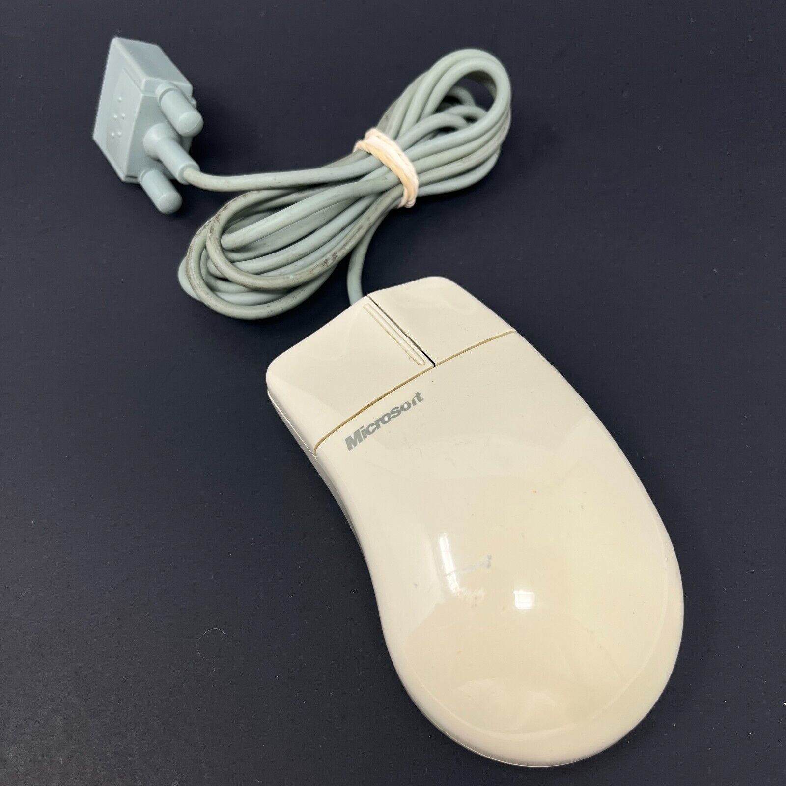 Vintage Microsoft Serial Mouse 37964 C3KMS1 9-pin 2-button