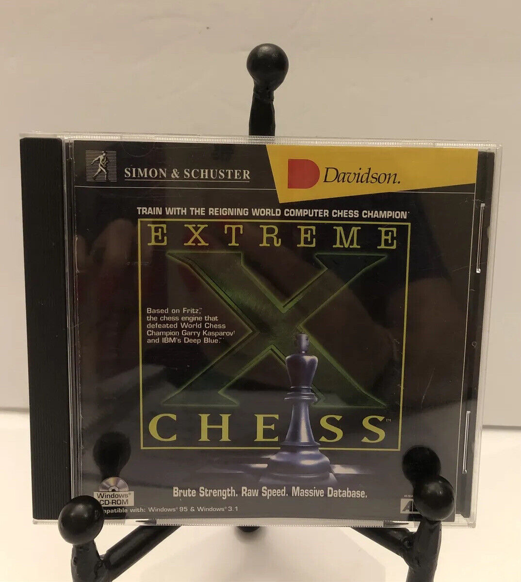 Extreme Chess PC CD ROM 1995 Windows 3.1 & 95 COMPLETE IN CASE 1996 Vintage