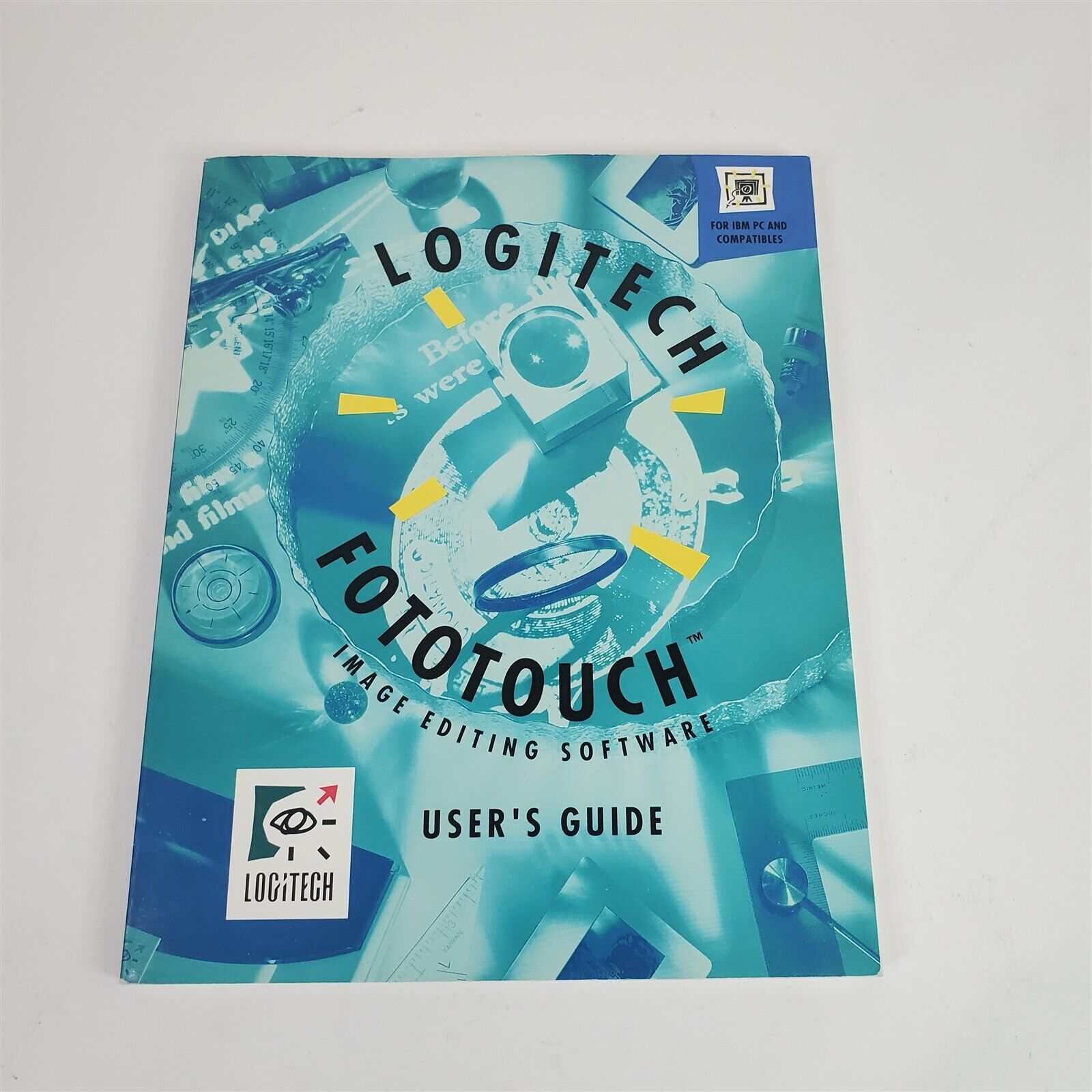 Vintage 1992 Original Logitech Fototouch Image Editing Software User's Guide