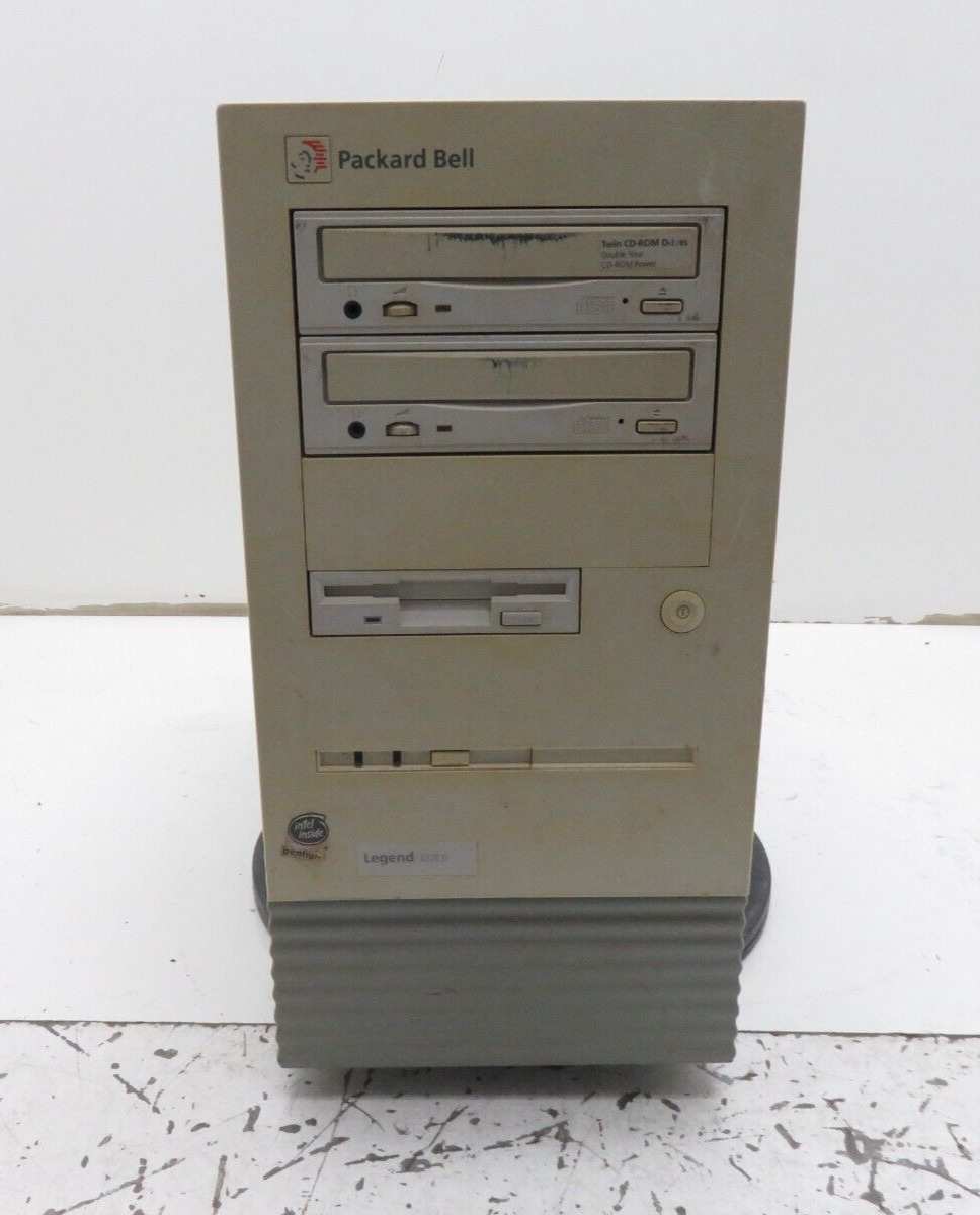 Packard Bell Legend 322CD A940-TWRA AB94 Intel Pentium 60MHz 8MB Ram No HDD
