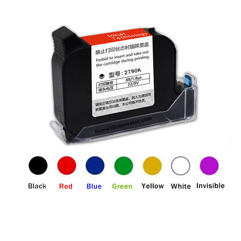 2X 2790K 12.7mm Fast Dry Eco-Sol Ink Cartridge for UnEncrypted Handheld Printer
