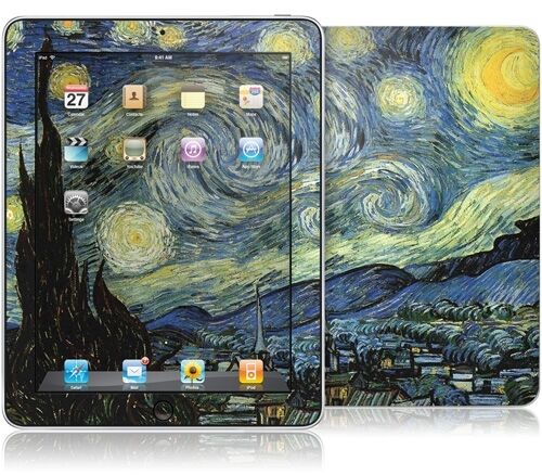 Gelaskins Gelaskin for iPad 1 van Gogh Starry Night